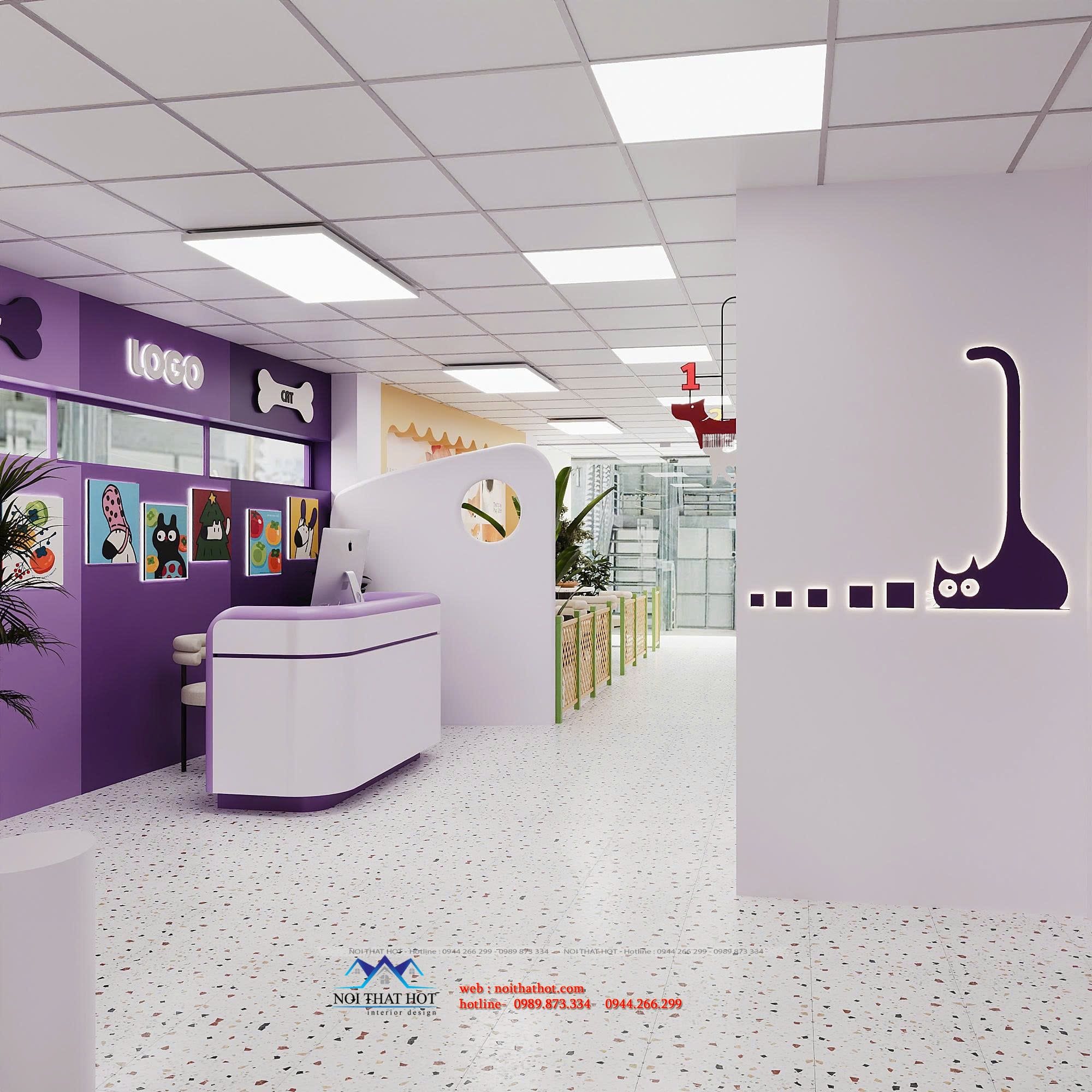 Sảnh cửa hàng pet