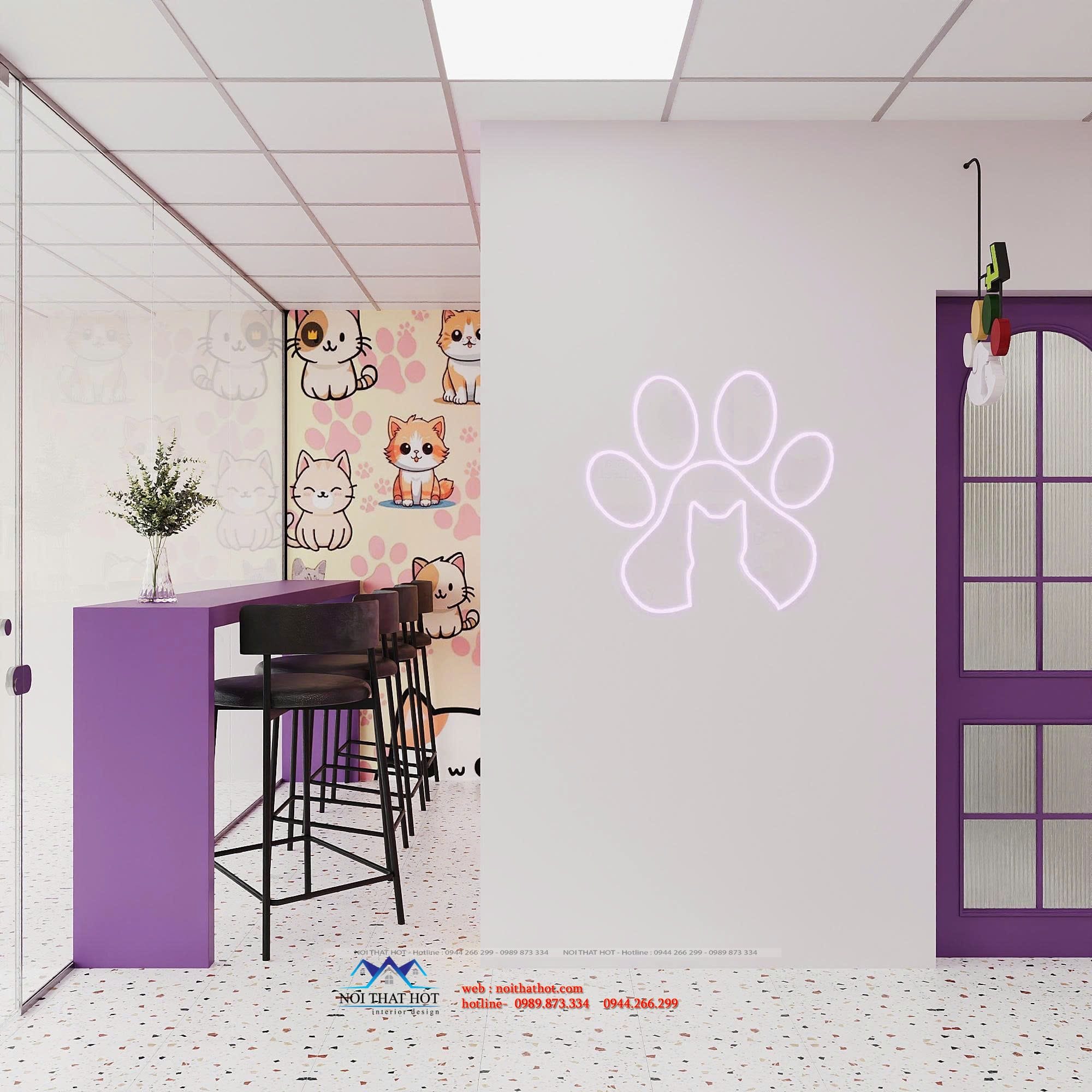 Góc chụp ảnh pet shop