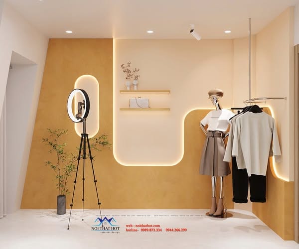 thiết kế phòng livestream thời trang