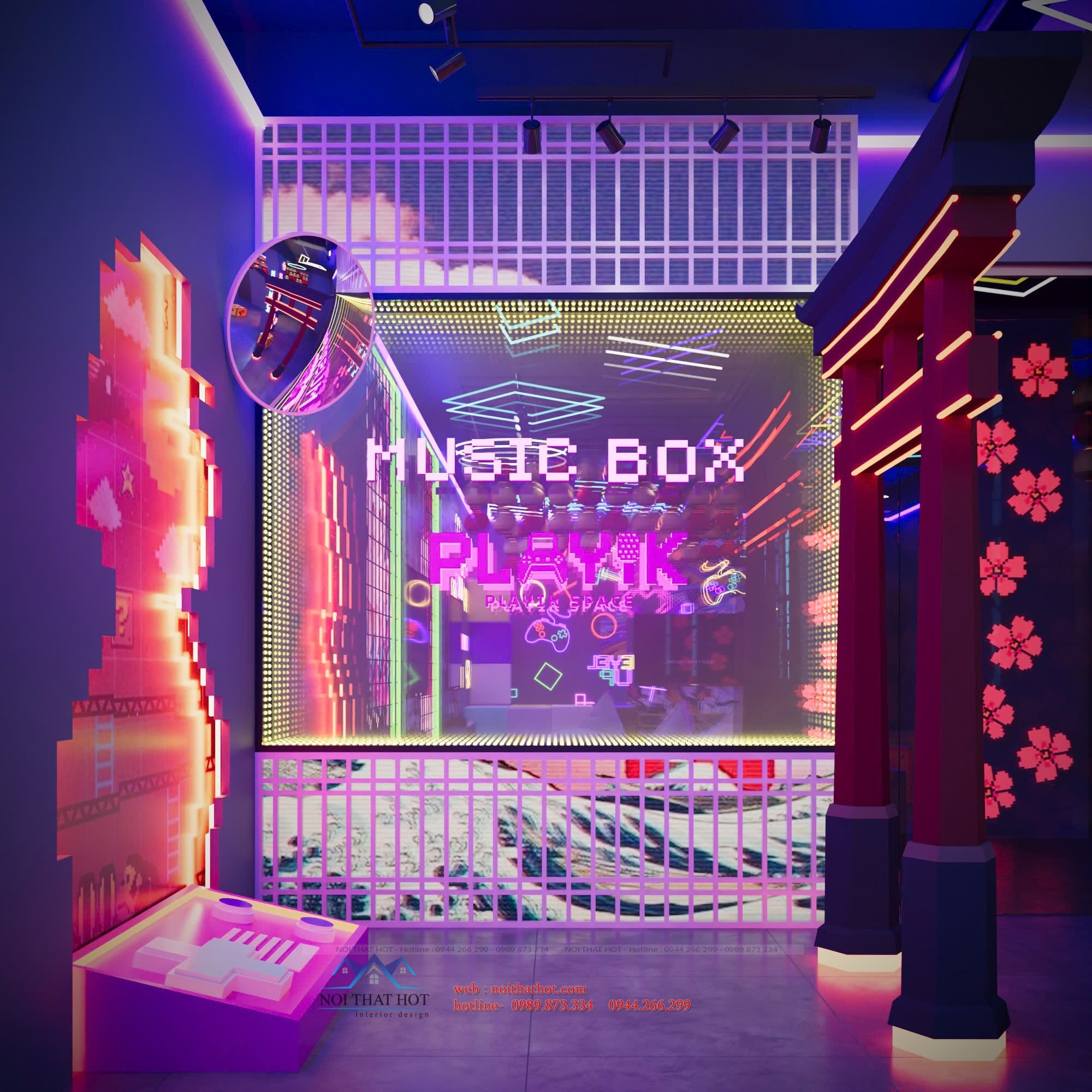thiết kế nội thất music box