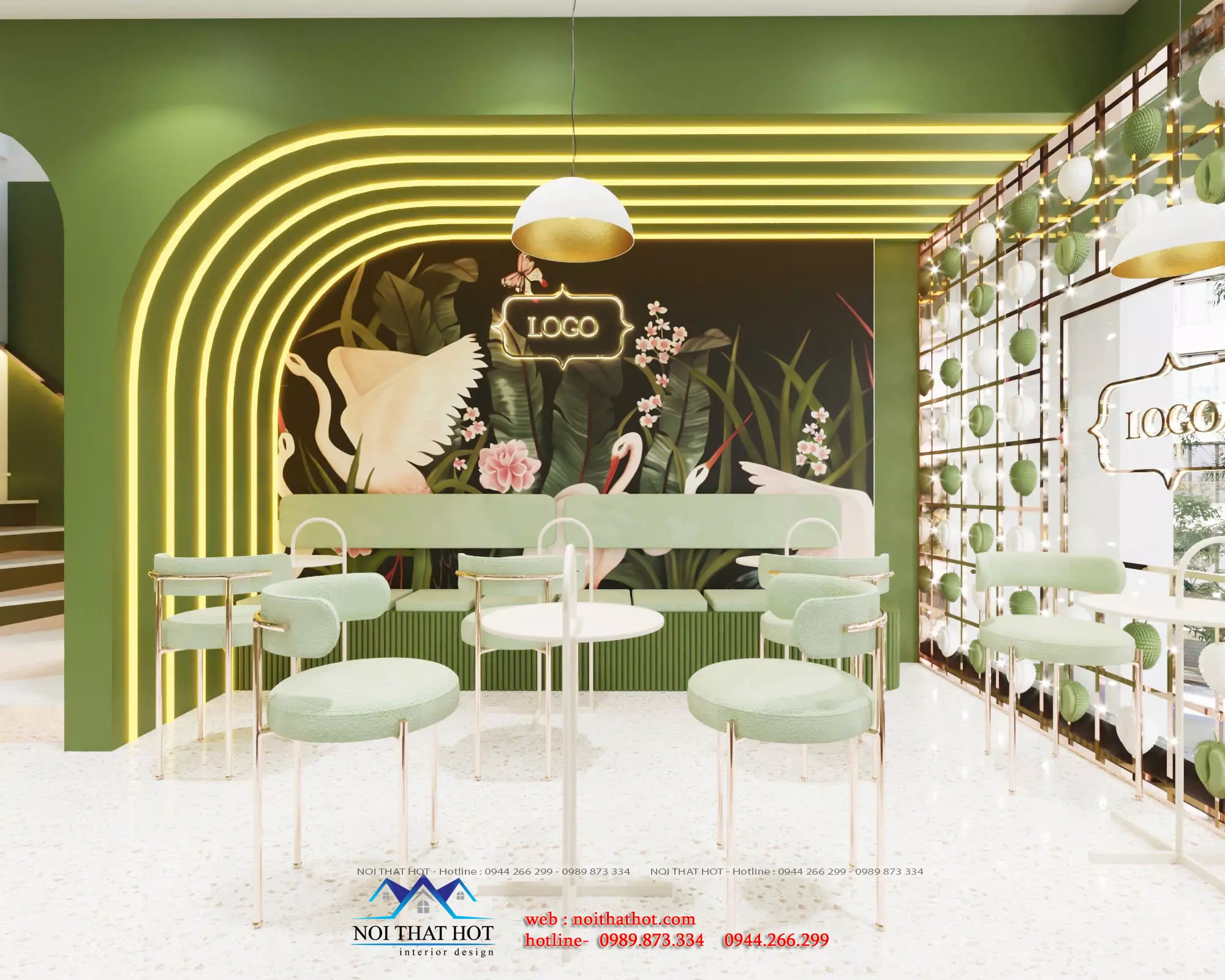 góc trang trí cho cửa hàng