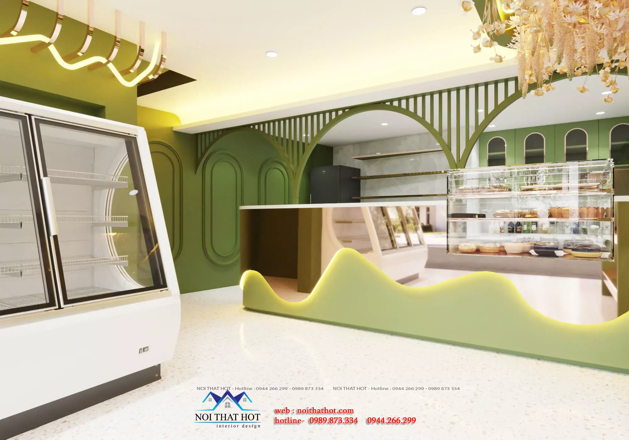 thiết kế shop sầu riêng