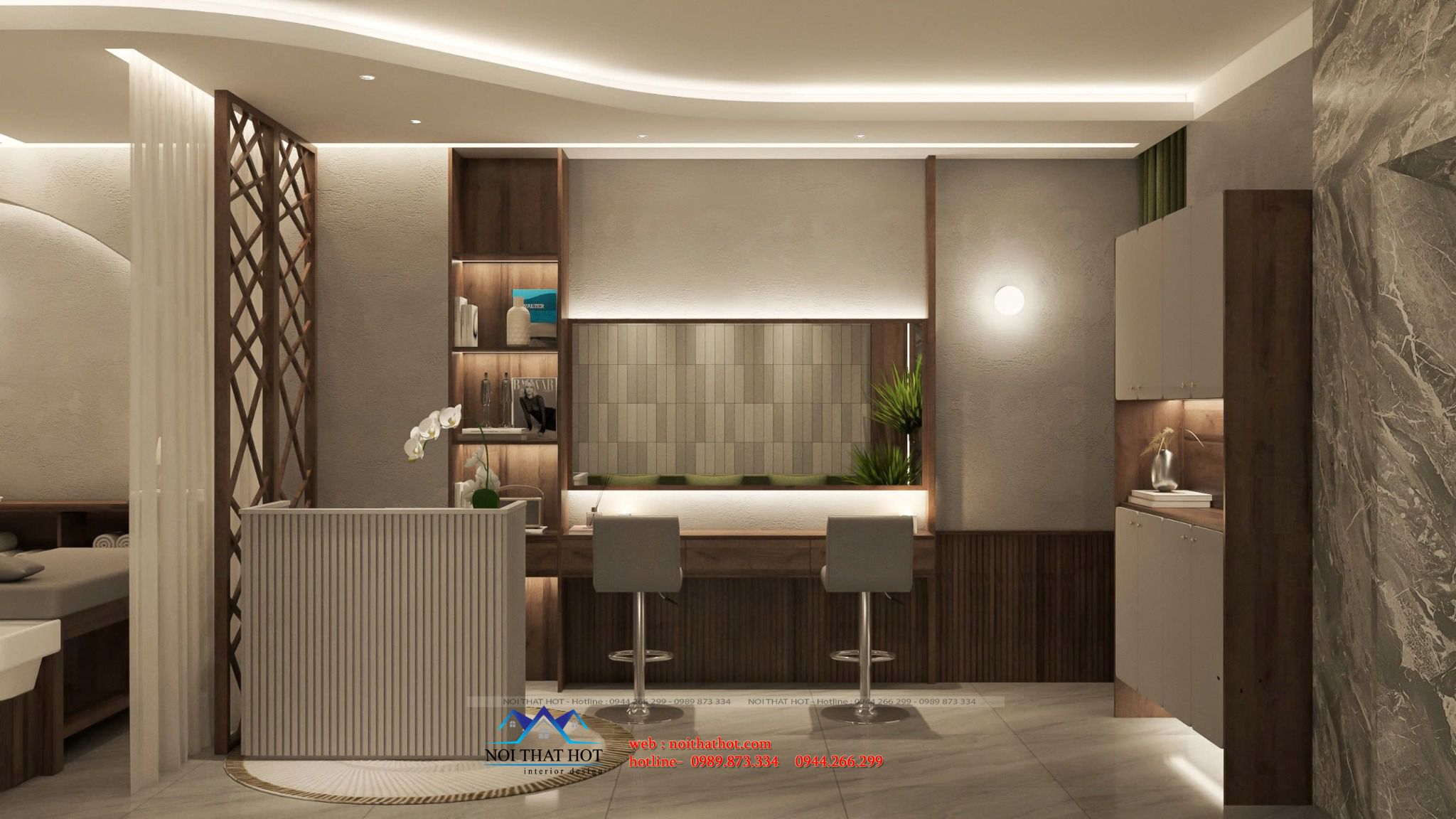 thiết kế cửa hàng