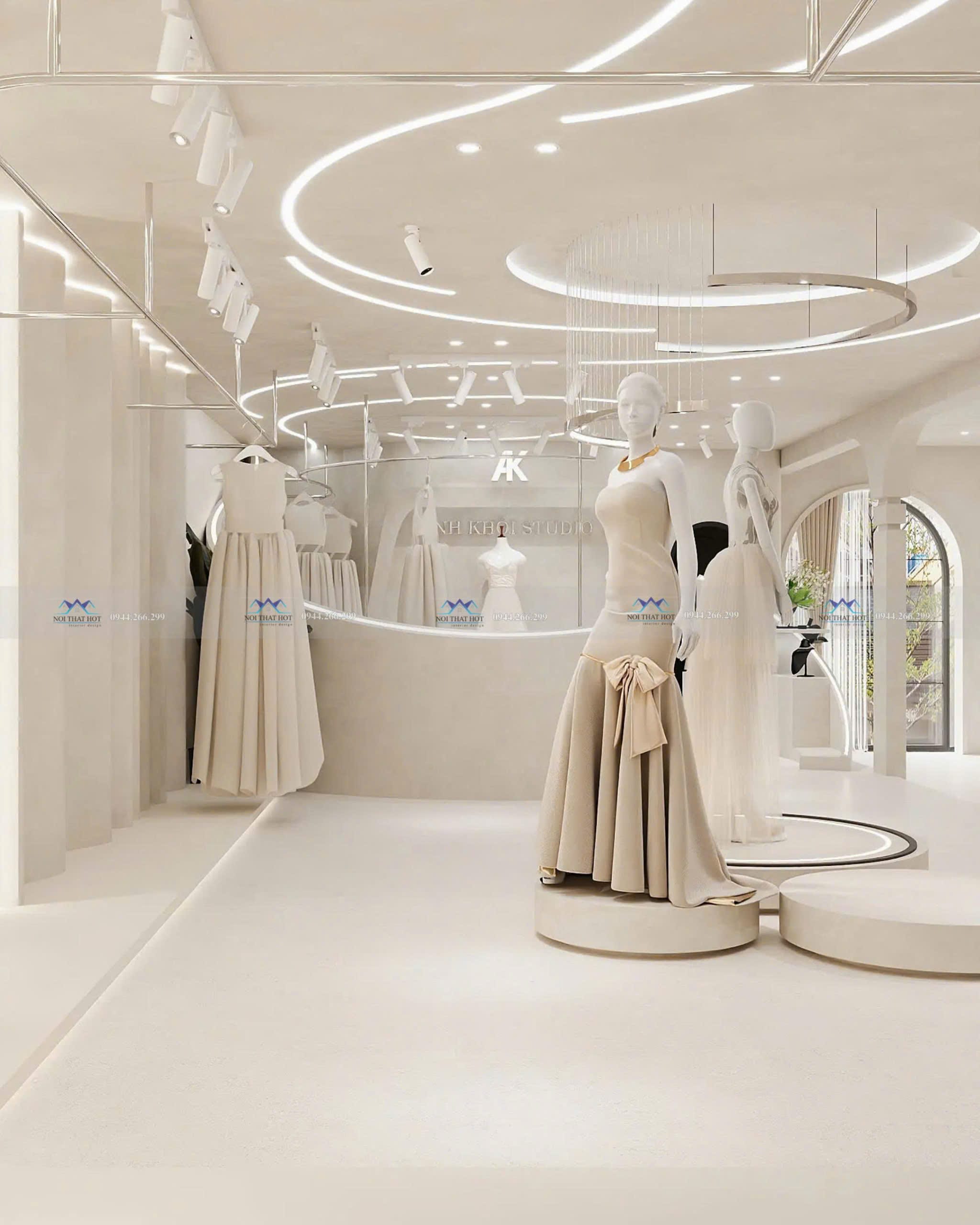 thiết kế studio áo cưới đẹp nhất sơn tây
