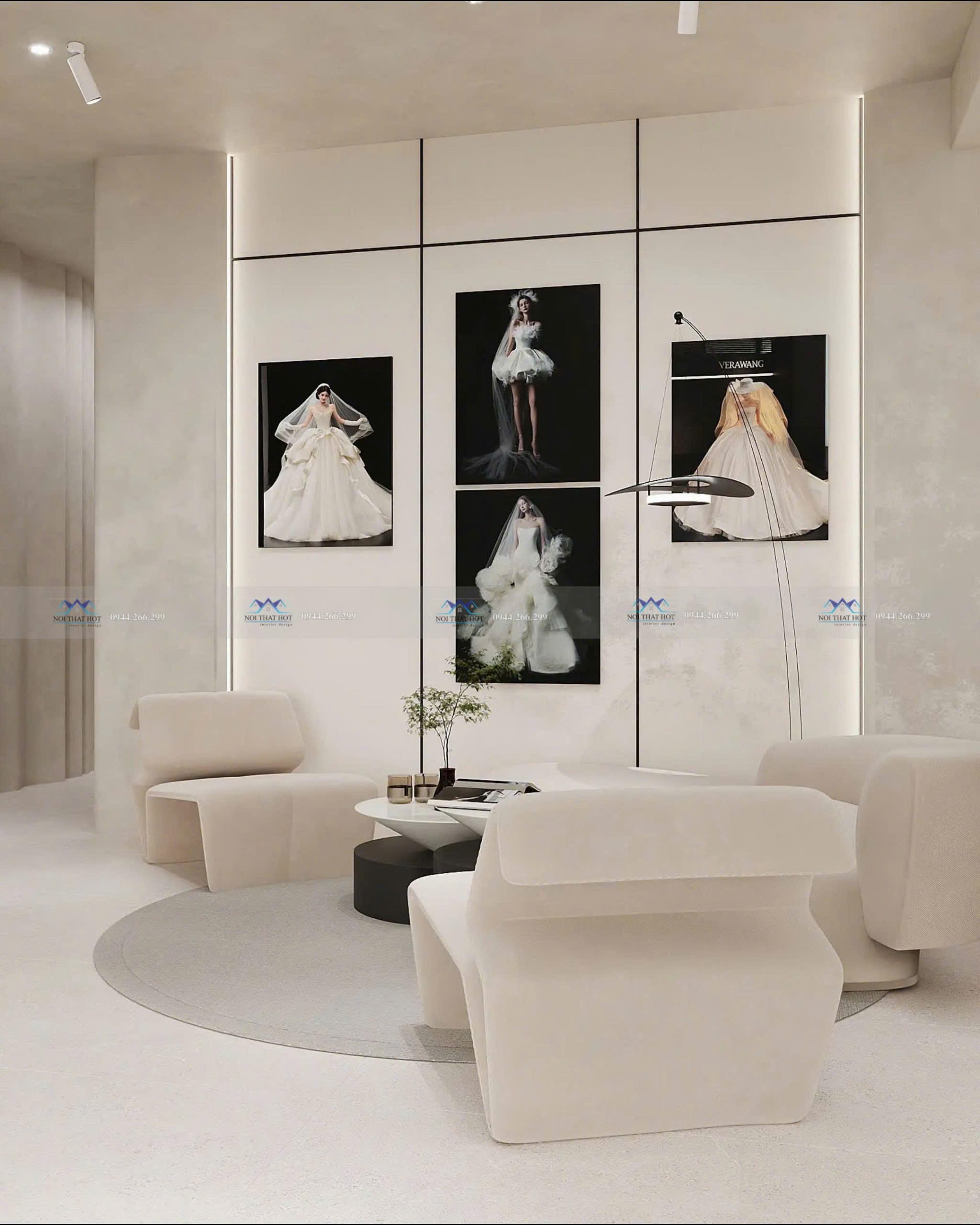 trang trí studio áo cưới