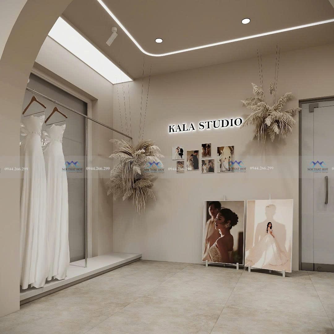 trang trí studio áo cưới