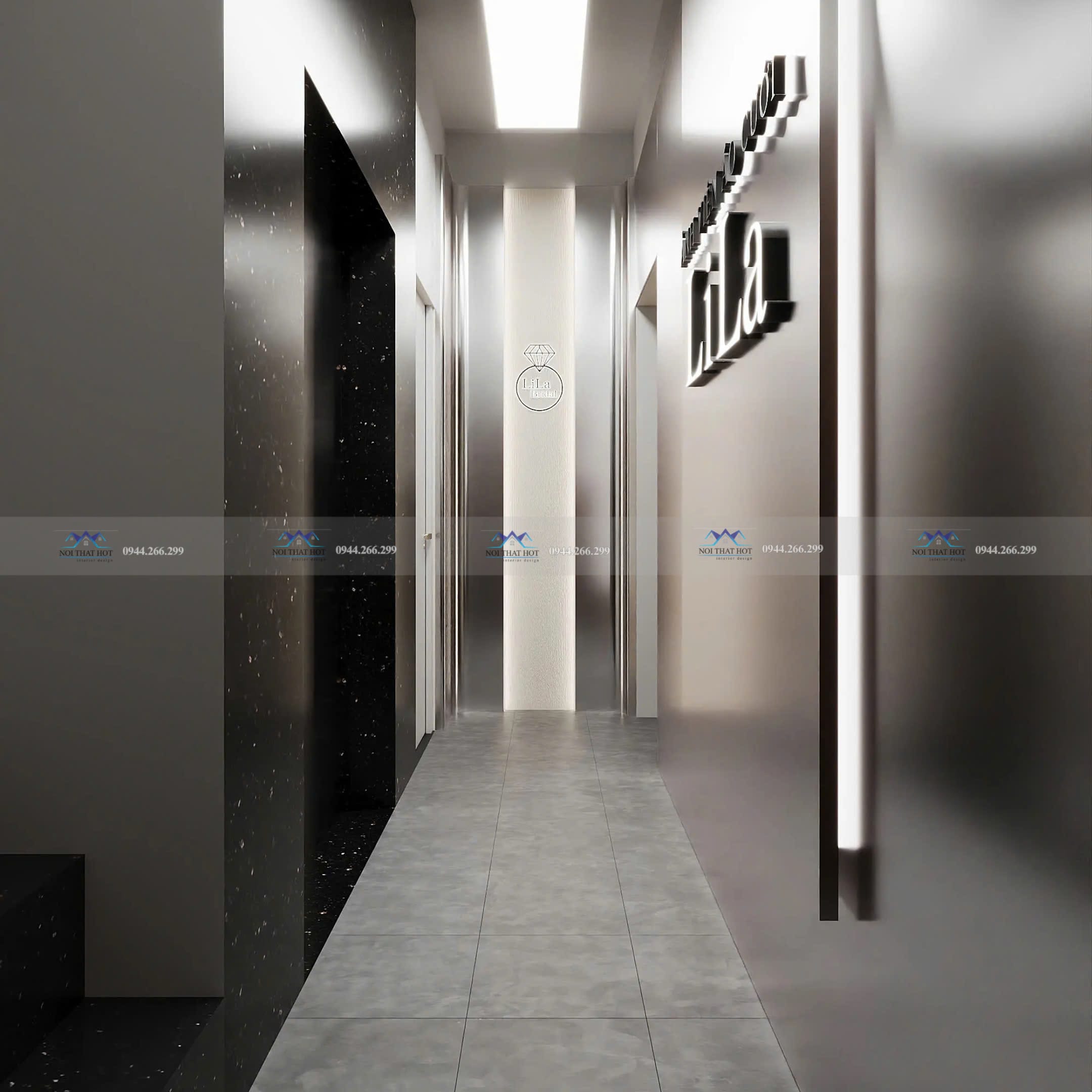 trang trí showroom áo cưới đẹp