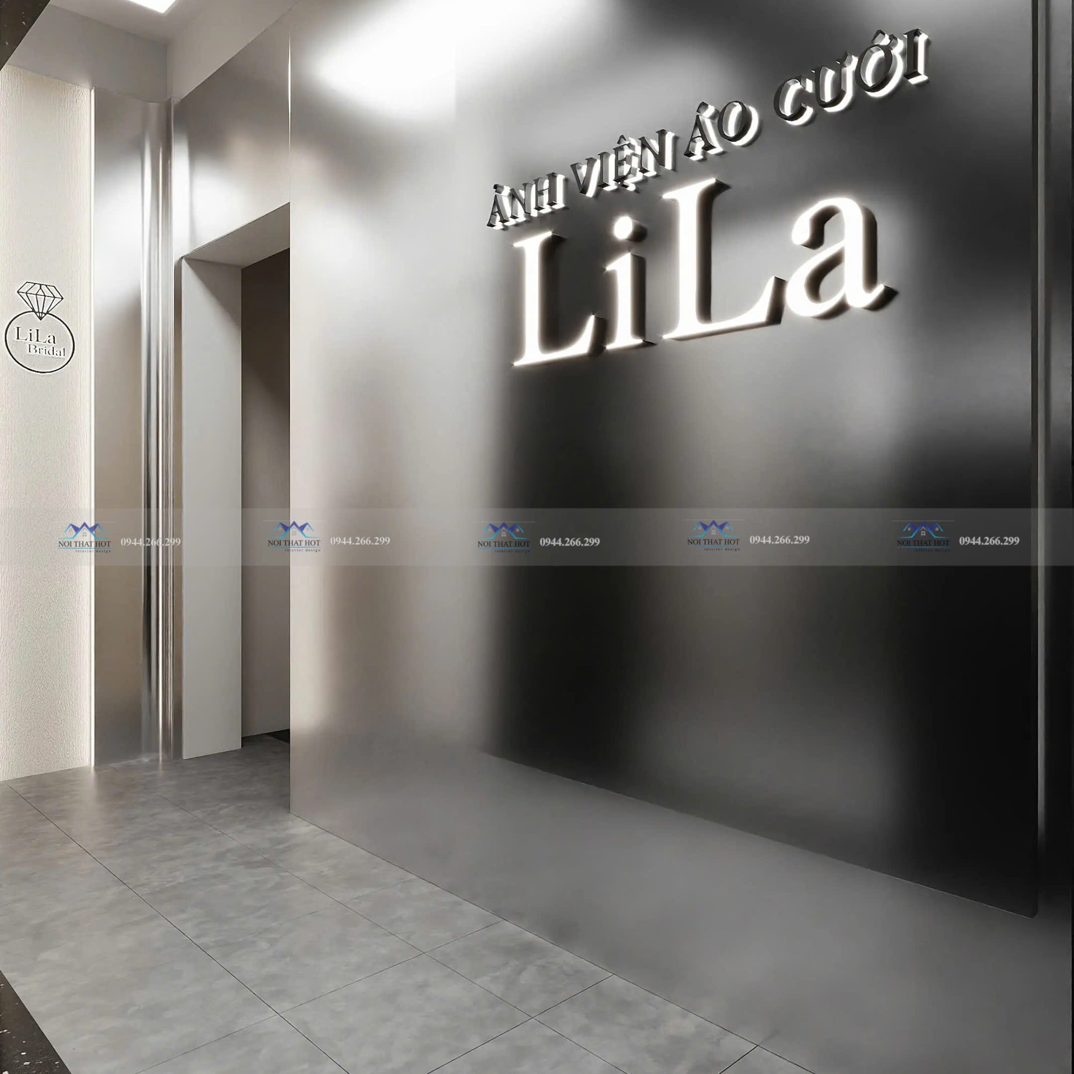 vach logo studio áo cưới đẹp