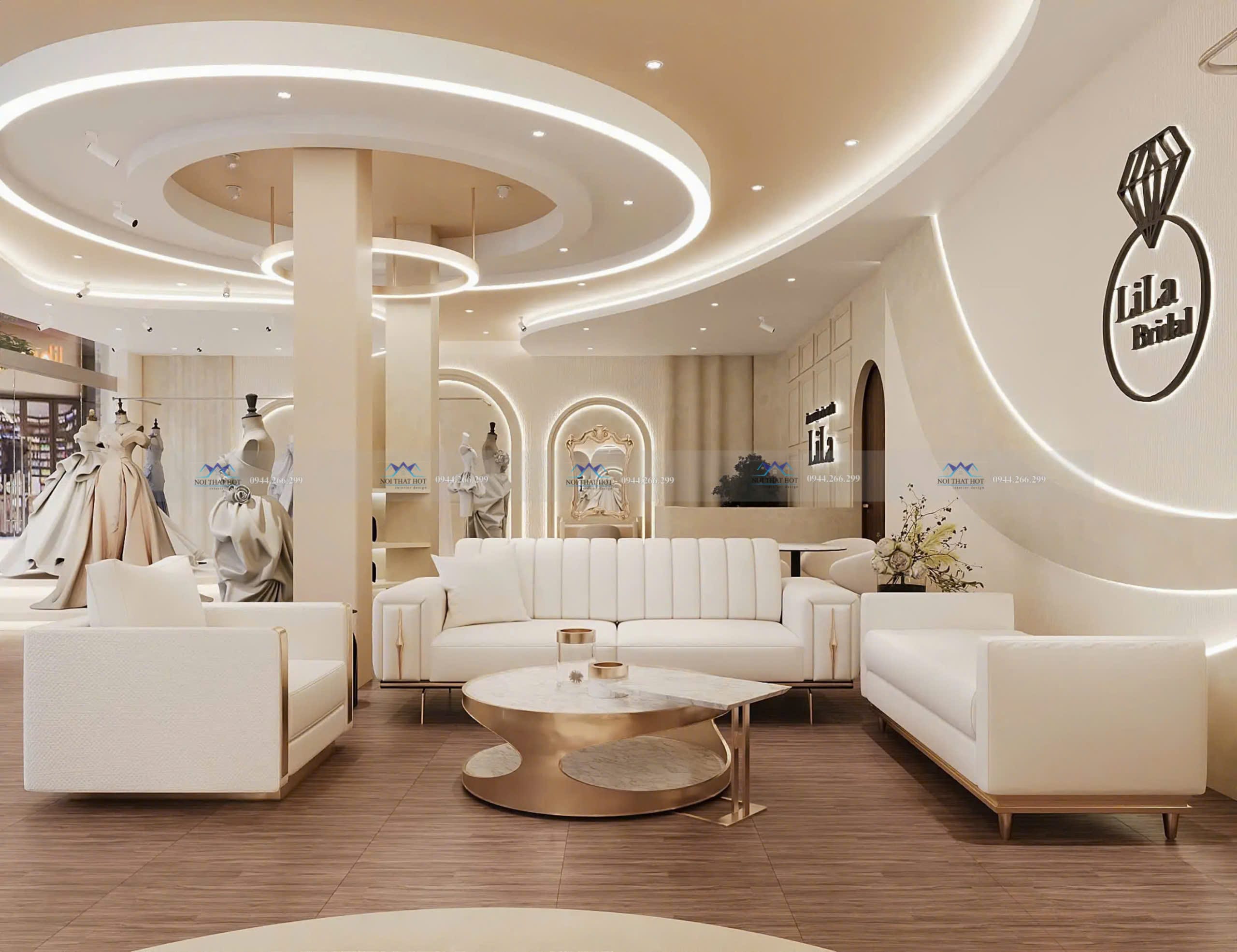 thiết kế studio áo cưới