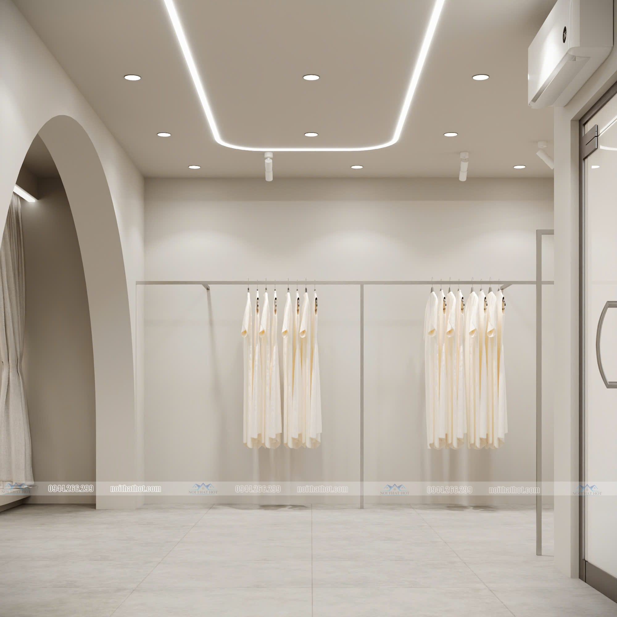 giá treo váy cưới inox