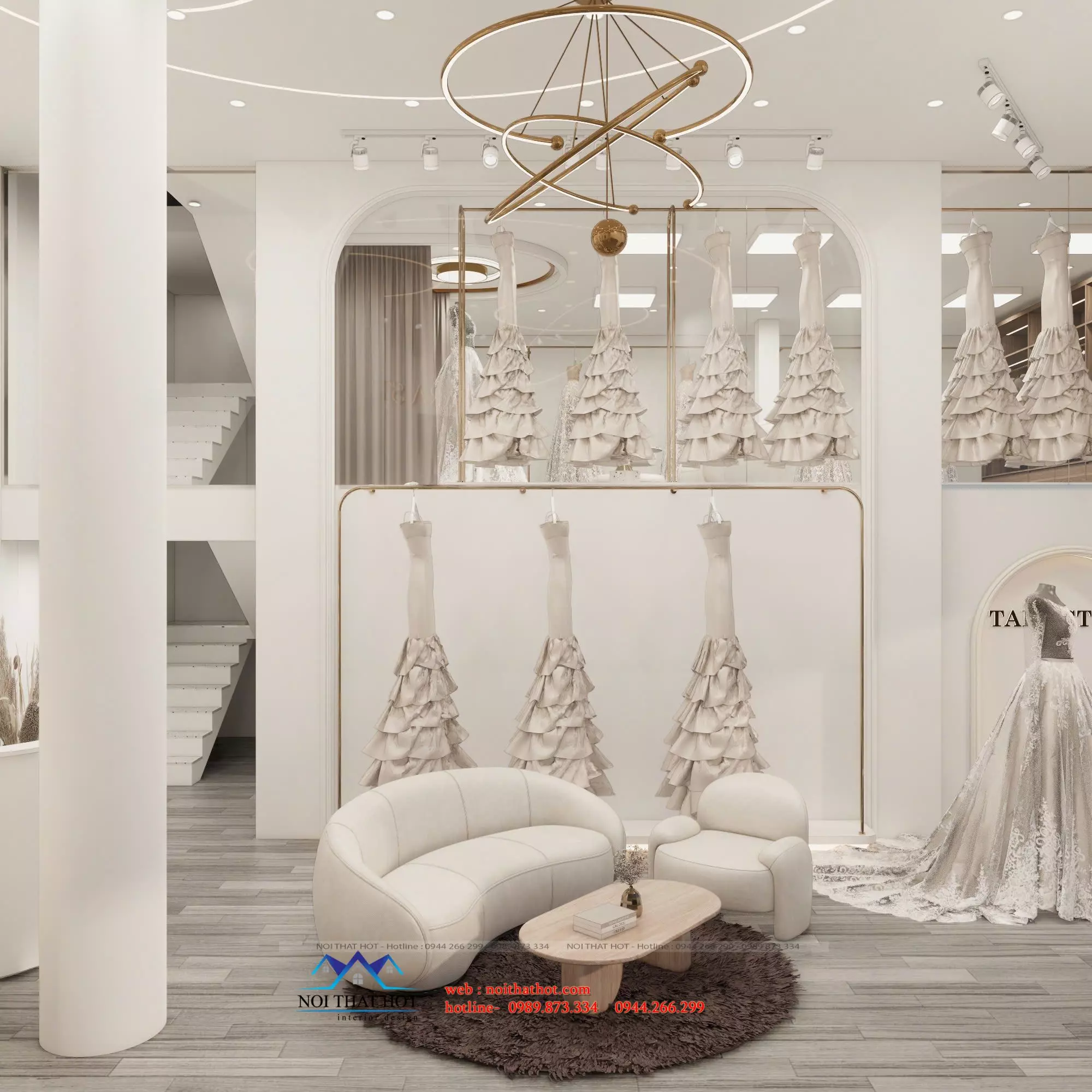 thiết kế studio áo cưới cao cấp