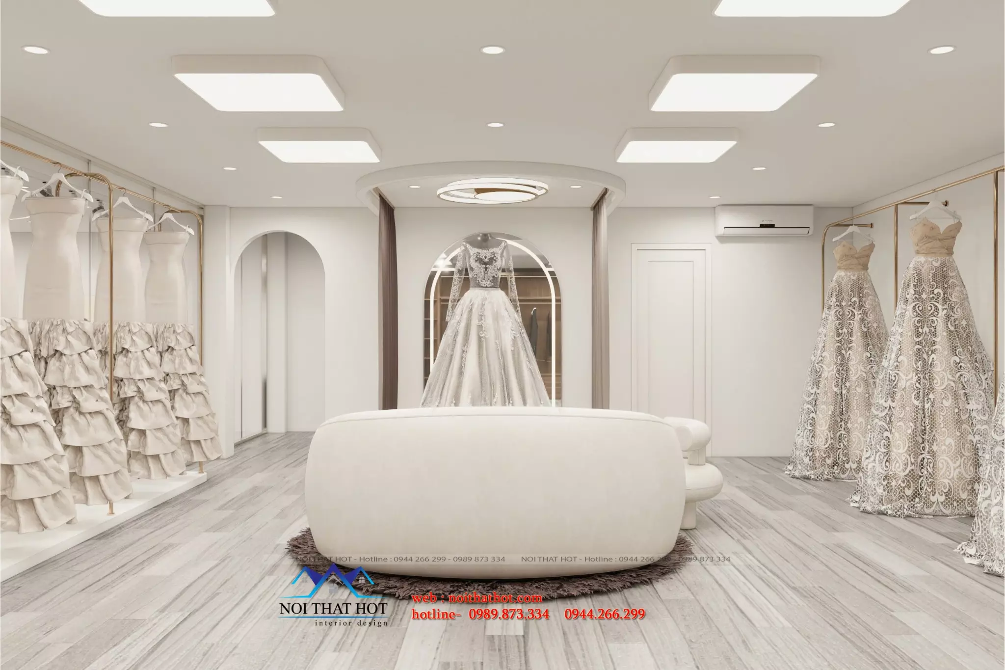 thiết kế studio áo cưới tịa Tiên Du