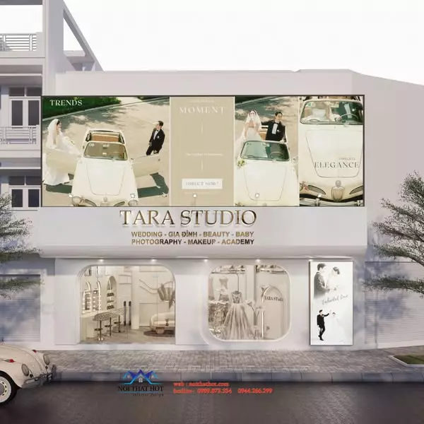 thiết kế studio áo cưới