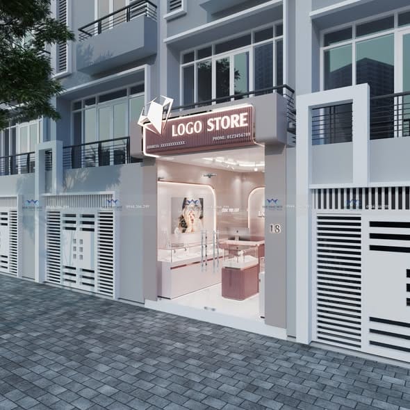 mặt tiền shop trang sức