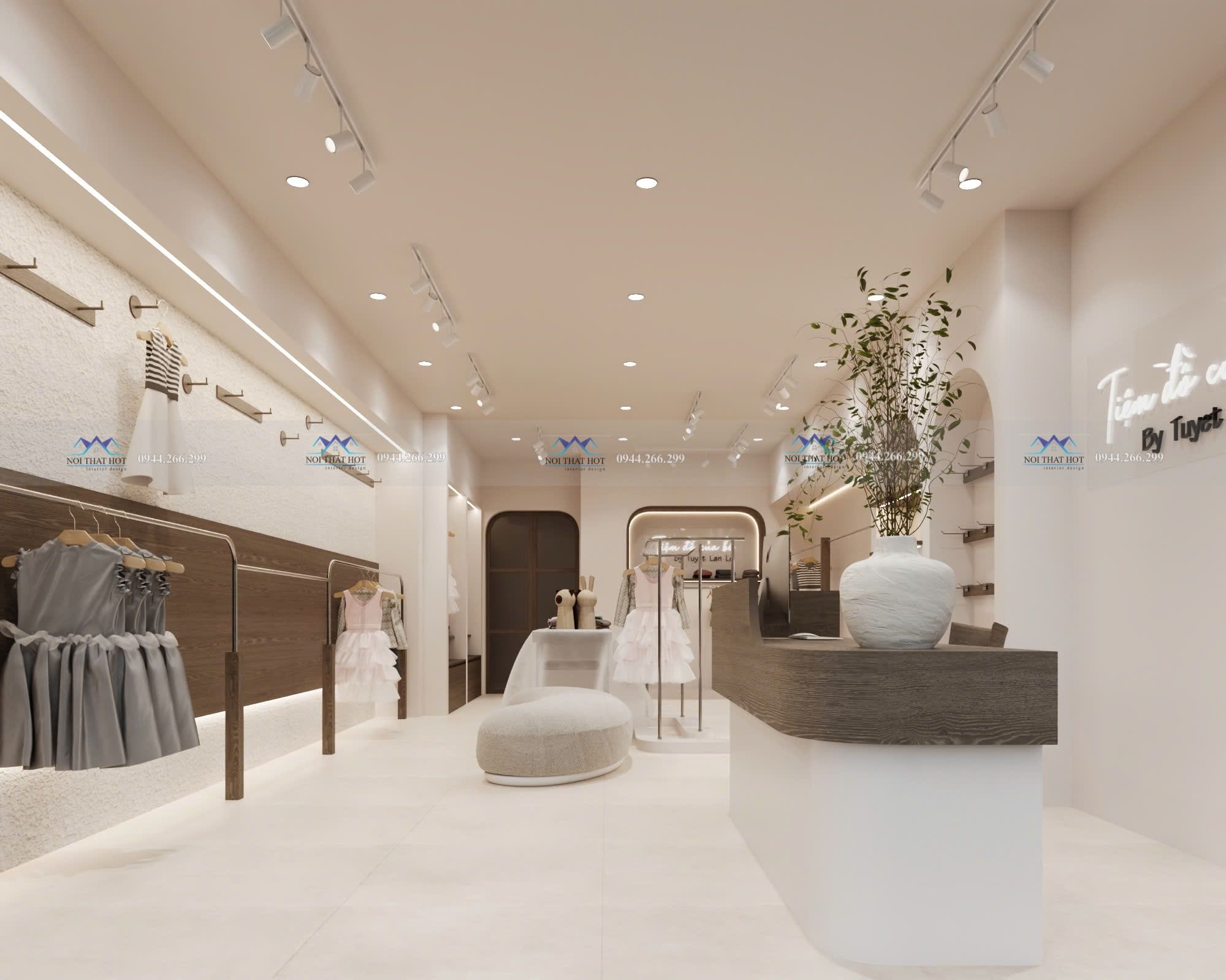 thiết kế shop trẻ em