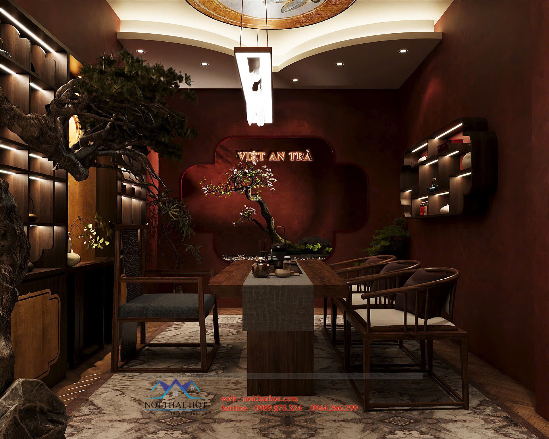 phòng vip quán trà đạo