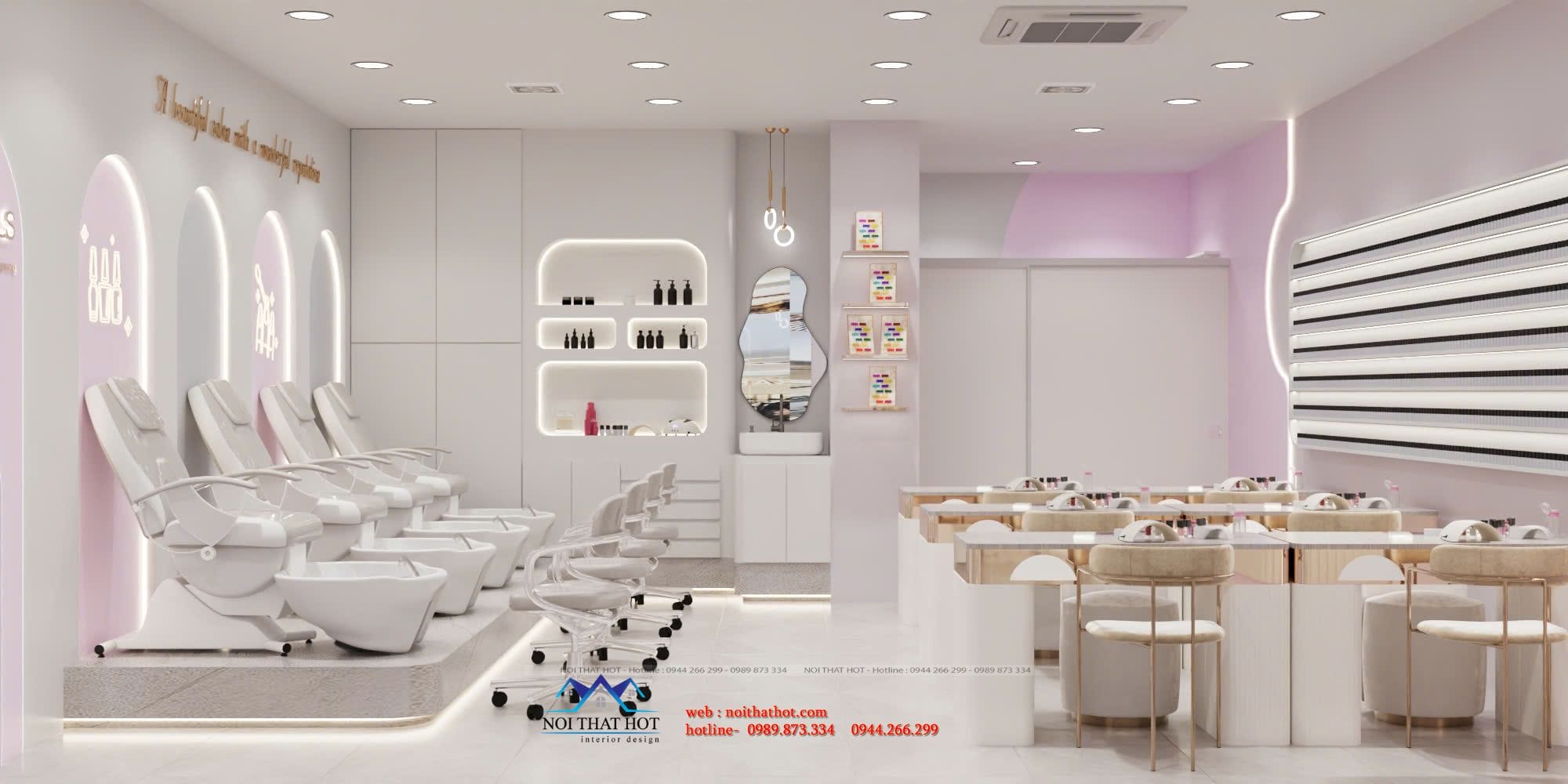 Thiết kế tiệm nail