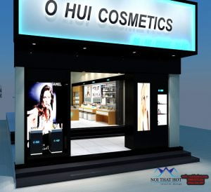 Thiết kế shop mỹ phẩm