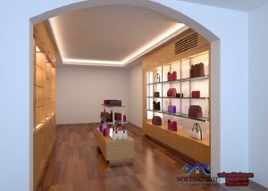 Thiết kế shop túi sách