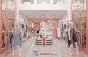 thiết kế shop quần áo thời trang