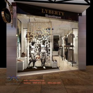 Thiết kế shop thời trang nam