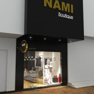 Thiết kế cửa hàng thời trang nữ