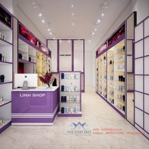 Thiết kế shop mỹ phẩm