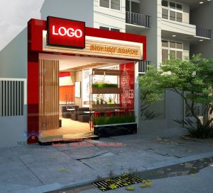 thiết kế cửa hàng bánh ngọt