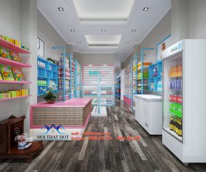 Thiết kế cửa hàng mẹ và bé