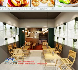 Thiết kế quán trà sữa