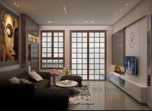 Thiết kế nội thất nhà ở 3 phòng ngủ 135m2