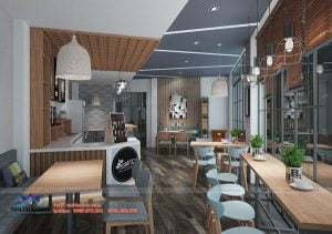 Thiết kế quán trà sữa