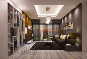 Thiết kế chung cư 2 phòng ngủ