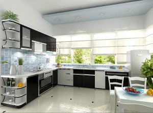 thiết kế nội thất phòng bếp chung cư