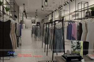 thiết kế cửa hàng thời trang