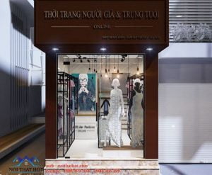 Thiết kế shop thời trang người già