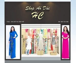 Thiết kế shop áo dài