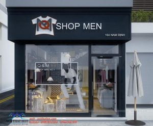 Thiết kế shop thời trang nam