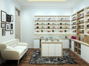 Thiết kế shop mỹ phẩm
