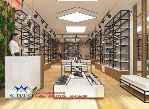Thiết kế shop giày dép My My đẹp