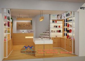 Thiết kế shop mỹ phẩm