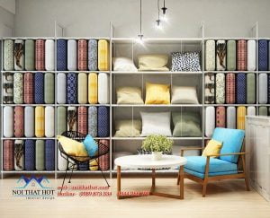 Thiết kế cửa hàng chăn ga gối đệm