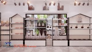 Thiết kế cửa hàng tạp hóa nhập khẩu