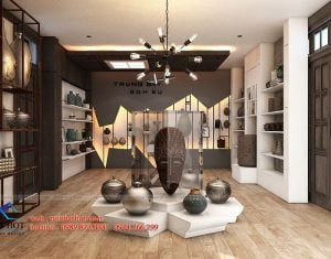 Thiết kế showroom gốm sứ