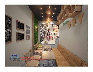 Thiết kế quán kem đẹp hiện đại