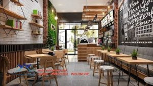 Thiết kế quán trà sữa