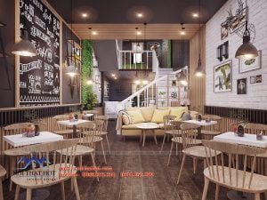 Thiết kế quán trà sữa