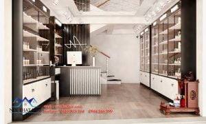 Thiết kế shop mỹ phẩm spa