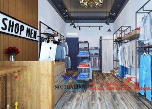 Thiết kế shop thời trang nam