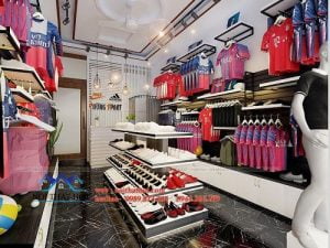 Thiết kế cửa hàng thể thao